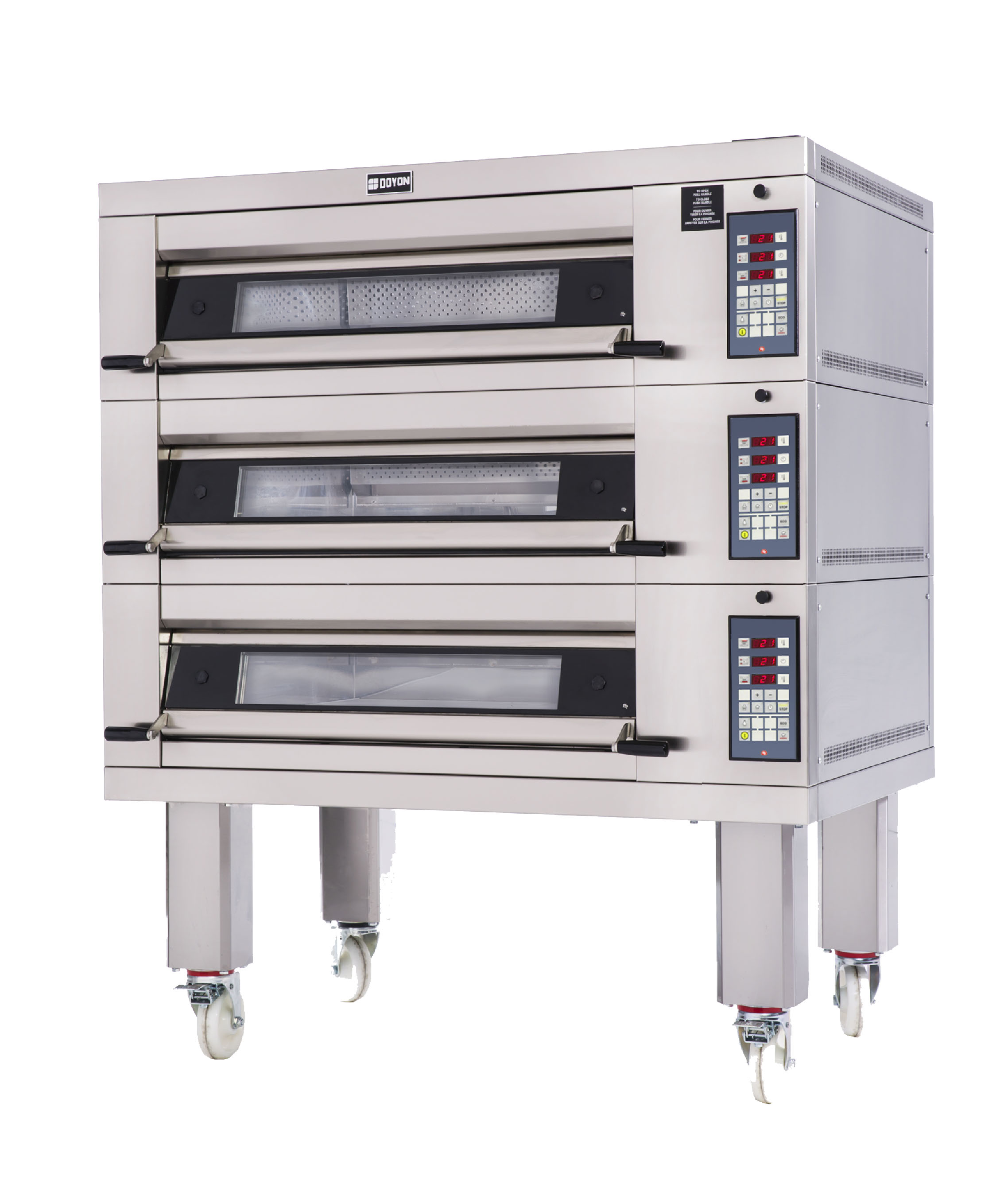 2T3 Artisan Stone Three Deck Oven, (2) 18″ x 26″ Sheet Pans per Deck – 208V, 1PH