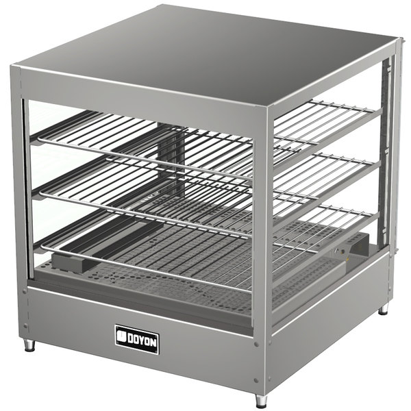 DRP3 Heated Counter-Top Display Warmer, 3 Stationary Shelves – 120V, 1PH