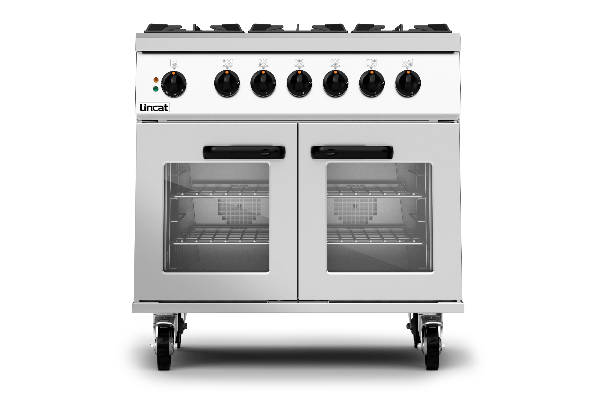 Phoenix Dual Fuel Natural Gas Freestanding Oven Range 6Zone W 900