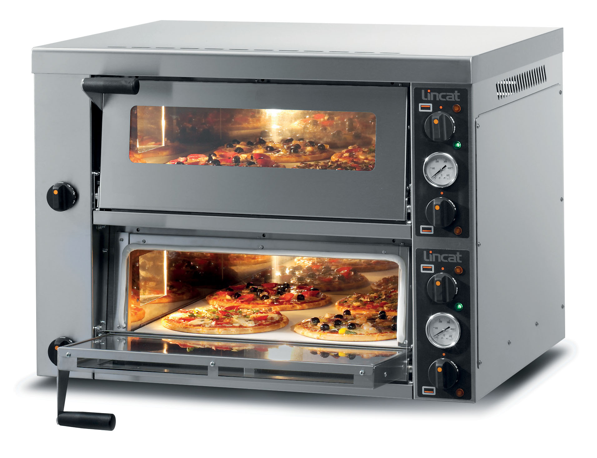 Specialist Electric Counter-top Pizza Oven - Twin-Deck - W 886 mm