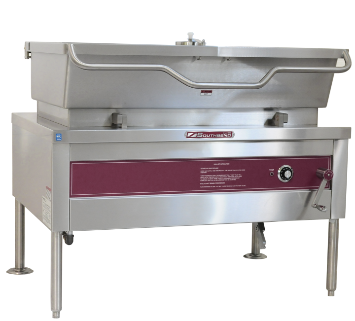 Electric Floor Tilt Skillet 40 Gallon — 18KW, 220V, 1PH