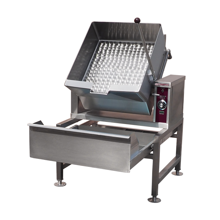 Gas Counter Tilt Skillet 16 Gallon With Stand – Natural Gas, 63000 Total BTUs
