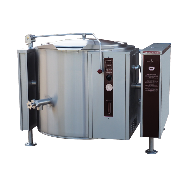 Gas 40 Gallon Short Height Tilting Kettle – Natural Gas, 125000 Total BTUs