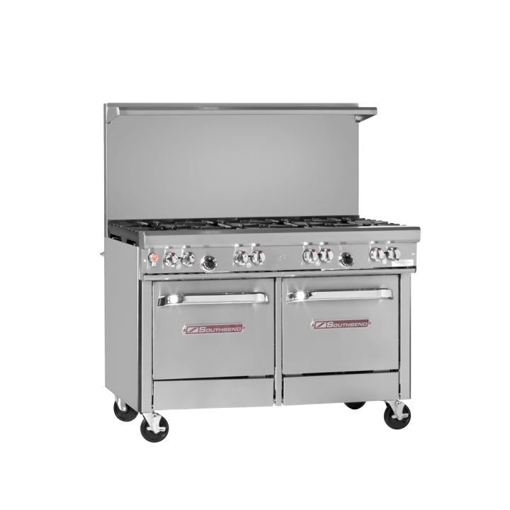 Ultimate Range, Gas, 48″, 2 Non-Clog Burners, Wavy Grates, 36″ Manual Griddle, Right, Standard Oven Base, Cabinet Base – Natural Gas, 163000 Total BTUs