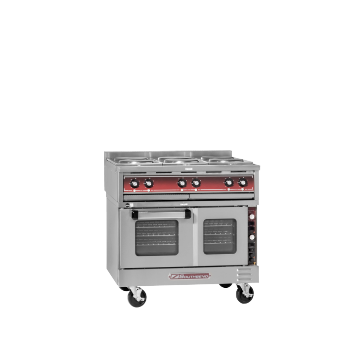 Electric Range, Electric, 36″, 3 Hot Plates, Truvection Oven Base