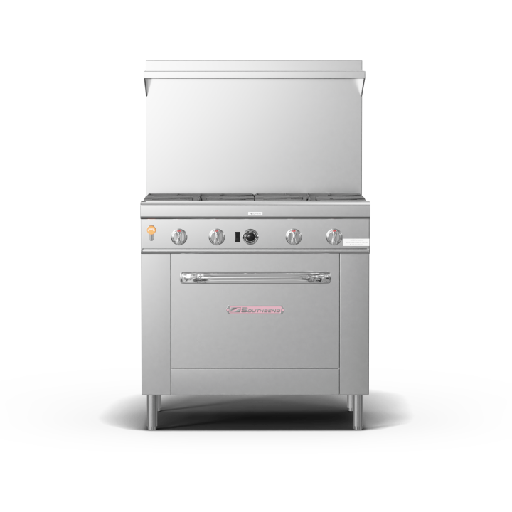 Ultimate Range, Gas, 36″, 4 Pyromax Burners, Standard Grates, Standard Oven Base – Natural Gas, 205000 Total BTUs
