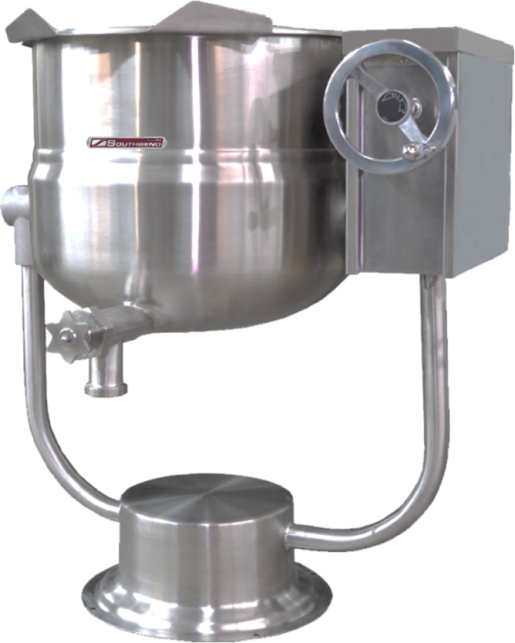 Direct Steam Kettle, Tilt Pedestal, 60 Gallon, 2/3 Jacket