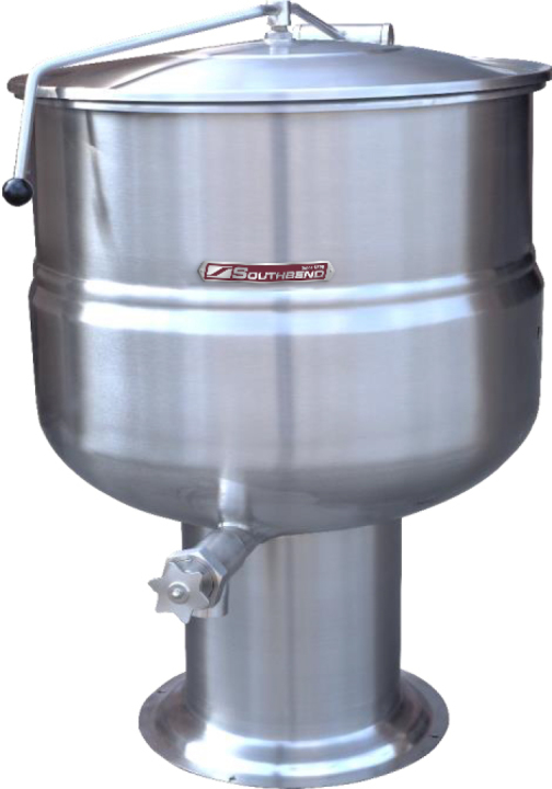 Direct Steam Kettle, Stationary Pedestal, 100 Gallon, 2/3 Jacket