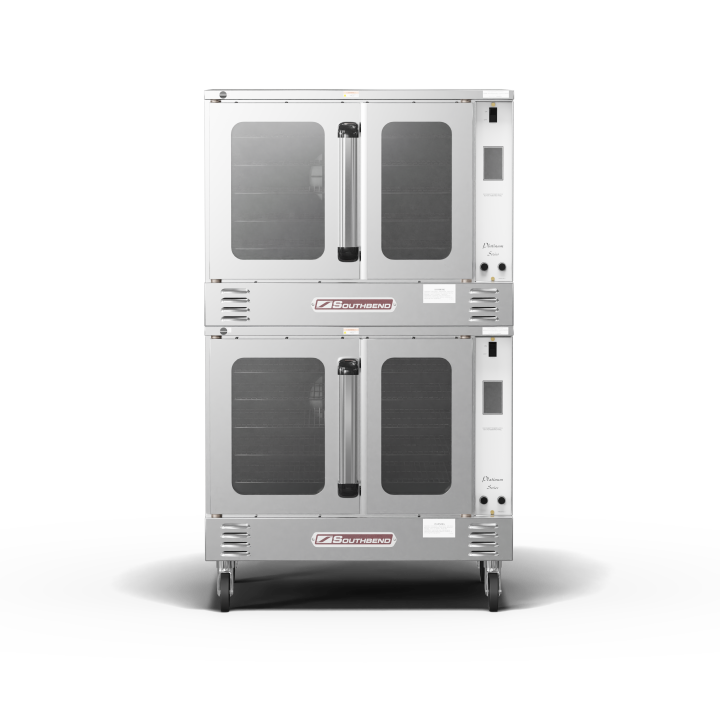 Platinum Double Convection Oven, Electric, 7.5KW Each, Bakery Depth, Touch Controls, Dependent Doors – 15KW, 208V, 3PH