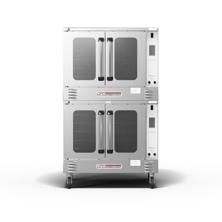 Platinum Double Convection Oven, Electric, 7.5KW Each, Bakery Depth, Touch Controls, Independent Doors – 15KW, 240V, 3PH