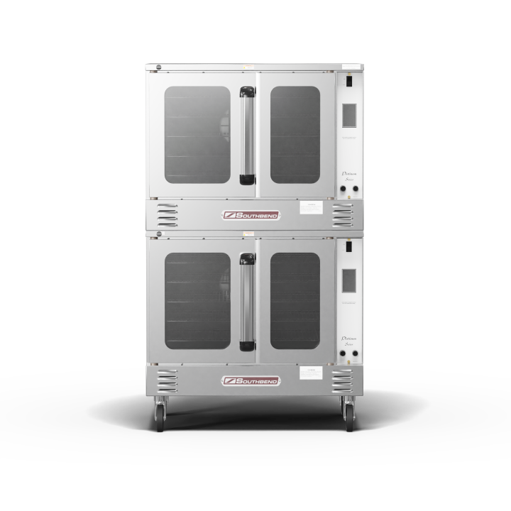 Platinum Double Convection Oven, Electric, 7.5KW Each, Standard Depth, Touch Controls, Dependent Doors – 15KW, 240V, 3PH