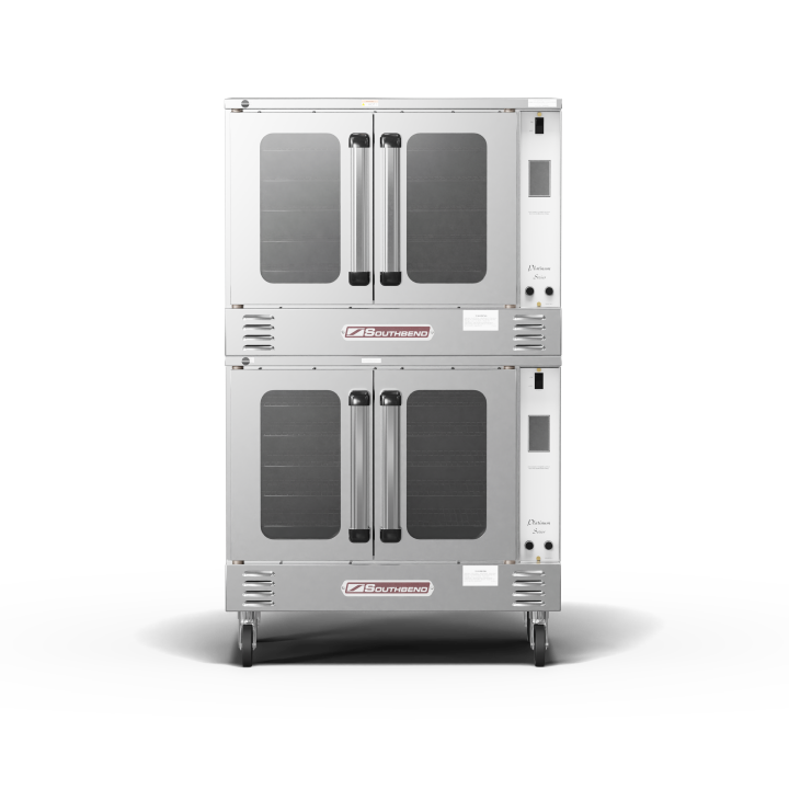 Platinum Double Convection Oven, Electric, 7.5KW Each, Standard Depth, Touch Controls, Independent Doors – 15KW, 240V, 3PH