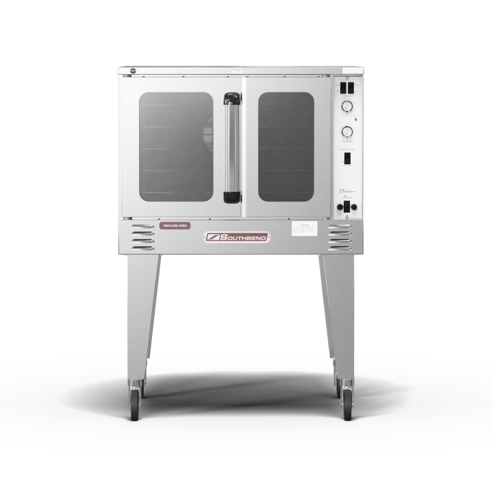 Platinum Single Convection Oven, Electric, 7.5KW, Bakery Depth, Standard Controls, Dependent Doors, Ventless – 7.5KW, 240V, 3PH