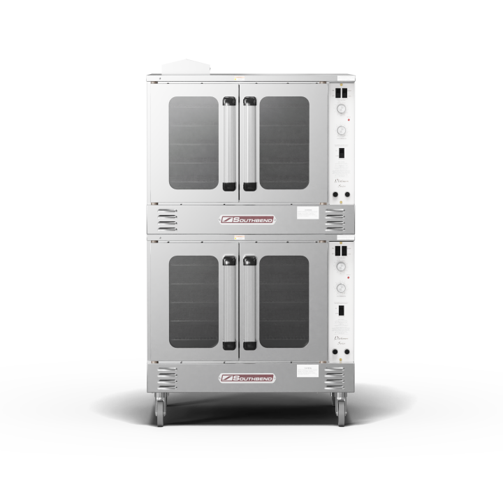 Platinum Double Convection Oven, Gas 50,000 Total BTUs’S Each, Bakery Depth, Standard Controls, Independent Doors – Propane, 100000 Total BTUs