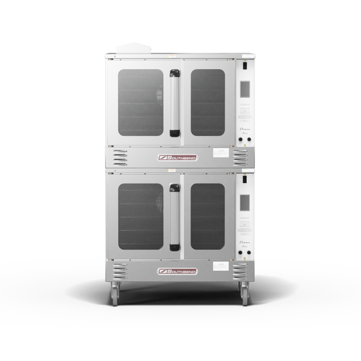 Platinum Double Convection Oven, Gas 50,000 Total BTUs’S Each, Bakery Depth, Touch Controls, Dependent Doors – Propane, 100000 Total BTUs