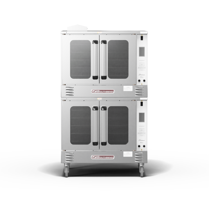 Platinum Double Convection Oven, Gas 50,000 Total BTUs’S Each, Bakery Depth, Touch Controls, Independent Doors – Propane, 100000 Total BTUs