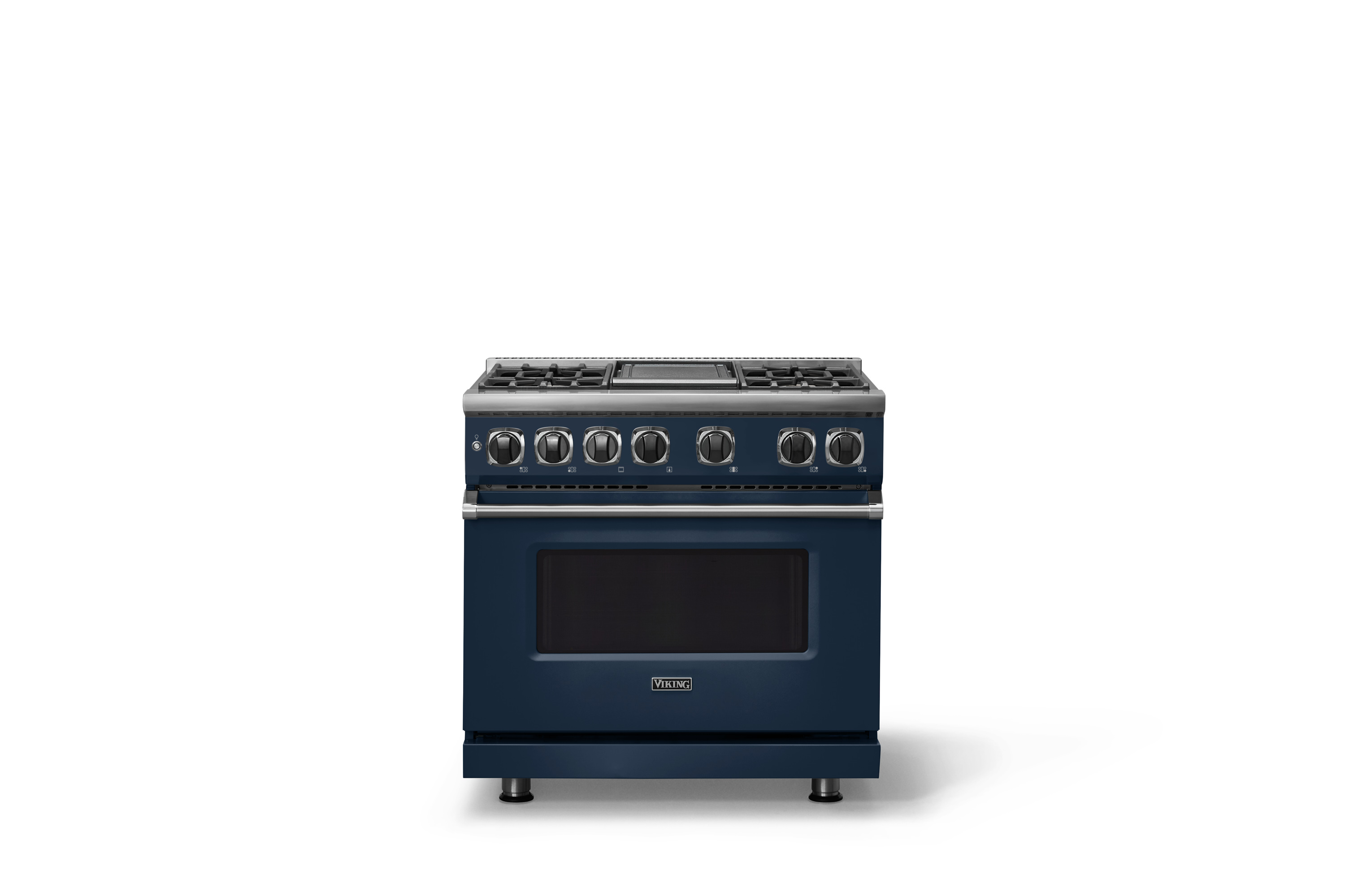 Viking_VDR73624GSB_DualFuelRange_36_SlateBlue_PhotoMain01