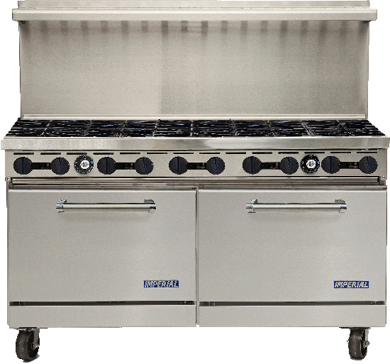 ER Gas Elements Series 60" Wide Ranges with (2) Standard Ovens