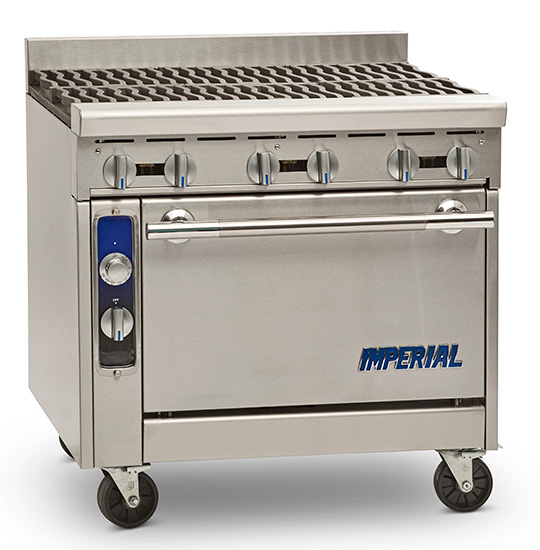 IHR Gas Spec Series 36″ Wide Open Burner Heavy Duty Ranges
