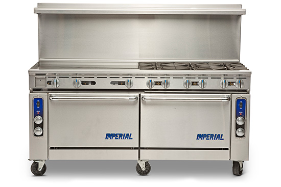IR Gas Pro Series 72″ Wide Restaurant Ranges